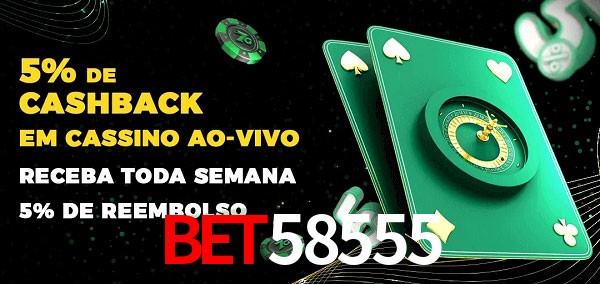 Promoções do cassino ao Vivo bet58555